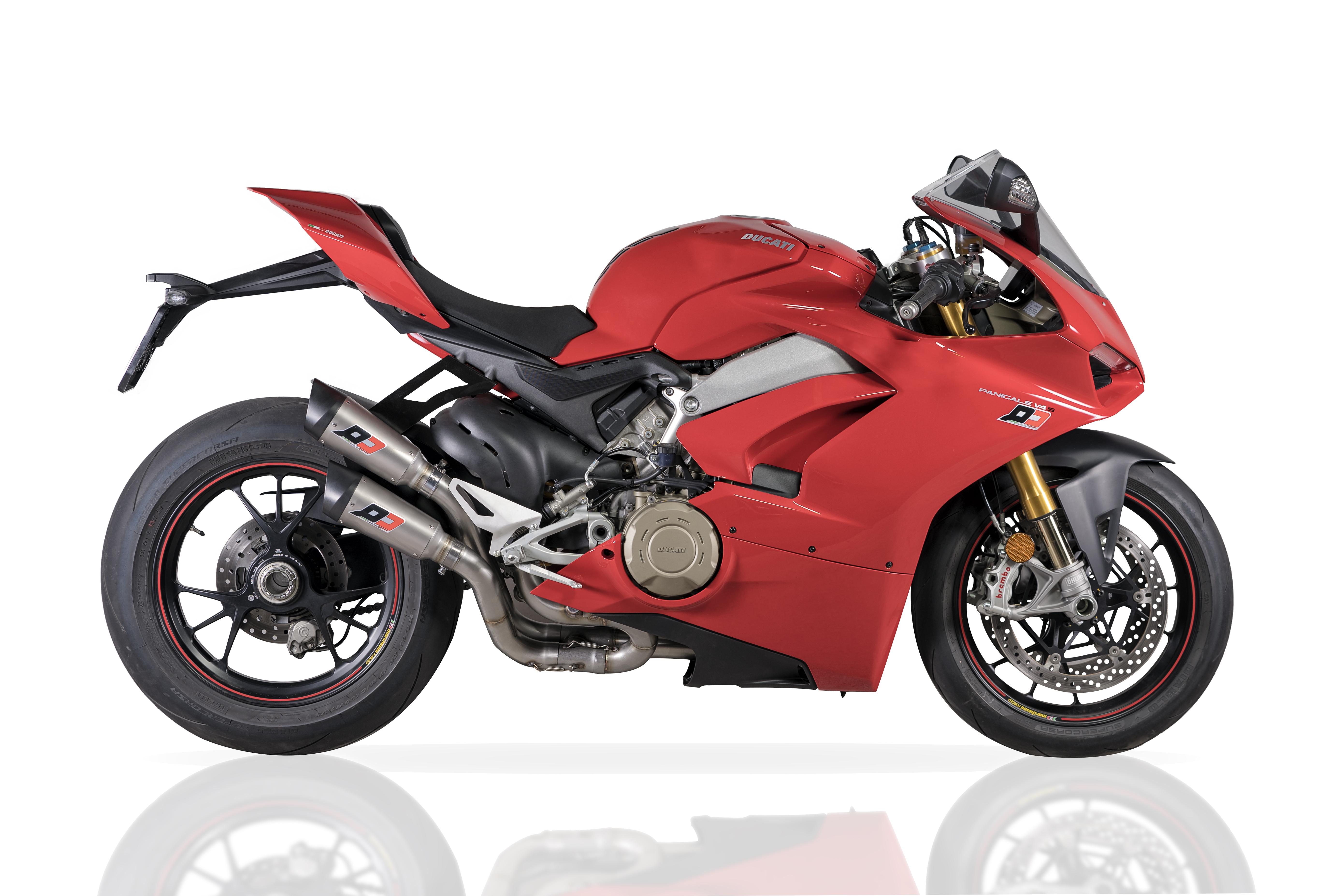 QD Exhaust Twin GUNSHOT Exhaust for the Ducati Panigale V4 / S / R / Speciale (up to 2021 Euro4) QD Exhaust Twin GUNSHOT Exhaust for the Ducati Panigale V4 / S / R / Speciale (up to 2021 Euro4)